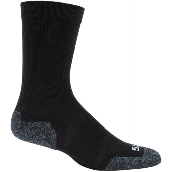 Meias 5.11 Tactical Slim Stream Crew Sock 10033-019 Preto