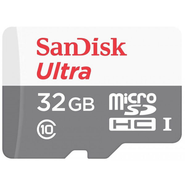 Memória Micro SDHC-I Ultra SanDisk 32GB 100MB/s