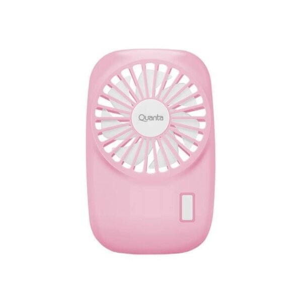 Mini Ventilador Portátil Quanta QTMVP10 Rosa