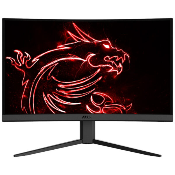 Monitor Curve Gaming MSI 24.0" Optix G24C4 FHD 1ms/144Hz HDMI/DP Preto