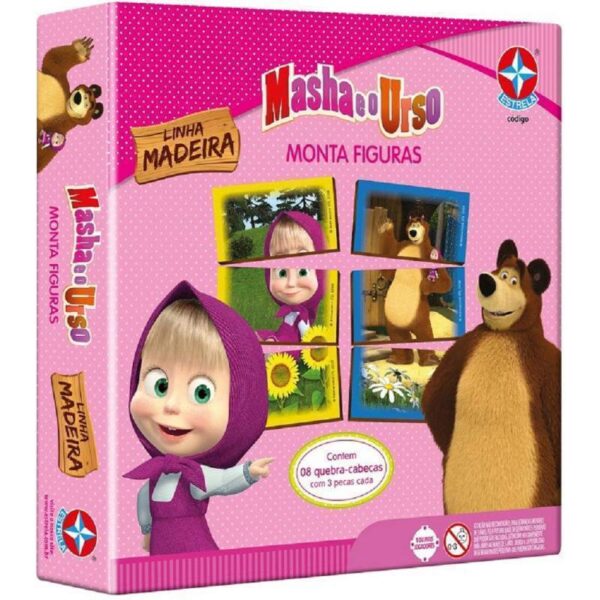 Monta Figuras Estrela Masha e o Urso 1201601700037