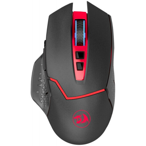 Mouse Gaming Redragon Mirage M690 sem Fio - Preto/Vermelho