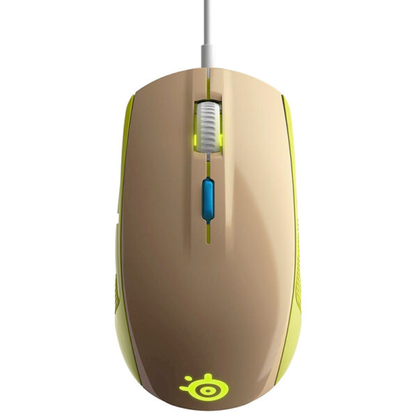 Mouse Gaming SteelSeries Rival 100 USB com Fio - Verde Gaia