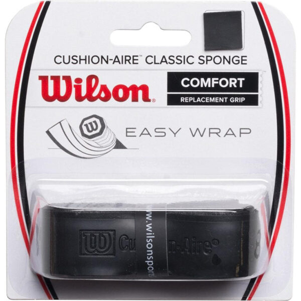 Overgrip Comfort Wilson Cushion-Aire Classic Sponge WRZ4205 BK - Preto