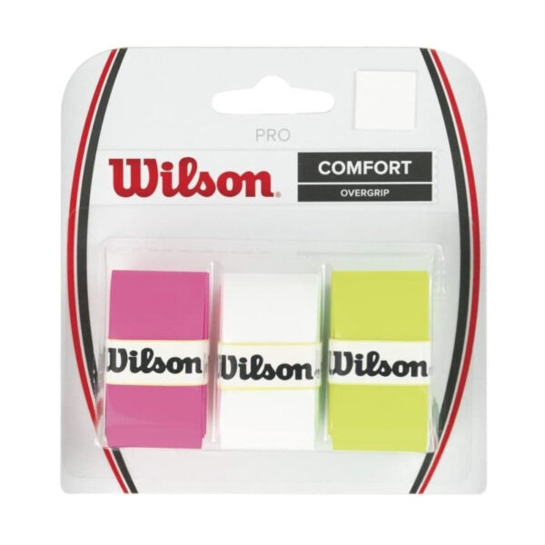 Overgrip Comfort Wilson Pro WRZ401500 - Rosa/Verde/Branco