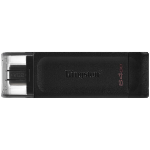 Pen Drive Kingston  DT70  64GB USB-C 3.2 Preto