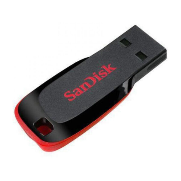 Pendrive Sandisk Cruzer Blade 16GB Z50 - Preto/Vermelho