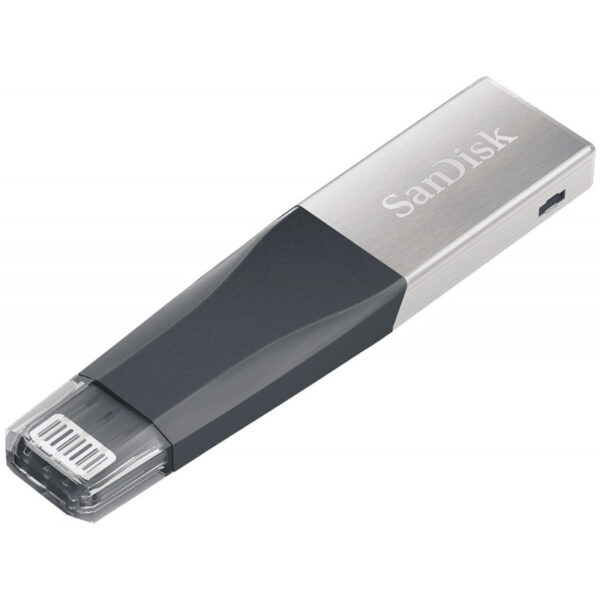 Pendrive Sandisk Ixpand Mini 32GB - Preto/Inox