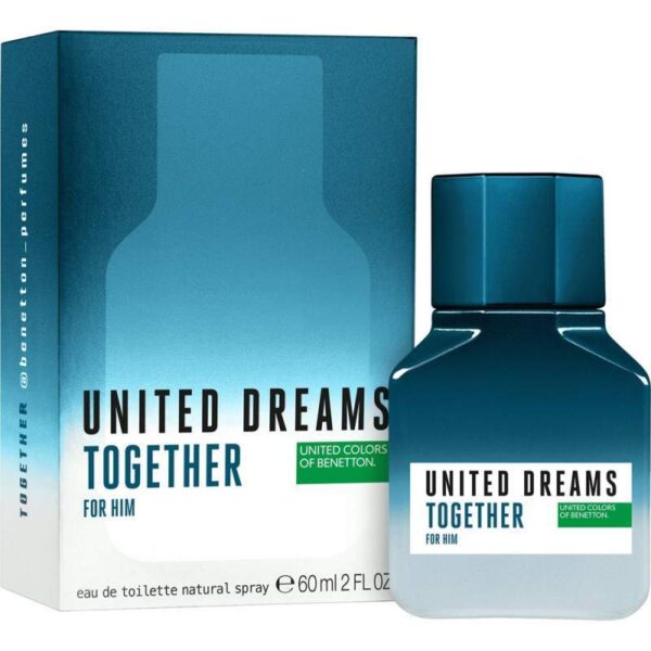 Perfume Benetton United Dreams Together EDT 60mL - Masculino