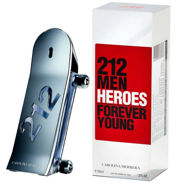 Perfume Carolina Herrera 212 Men Heroes Forever Young EDT 90mL - Masculino