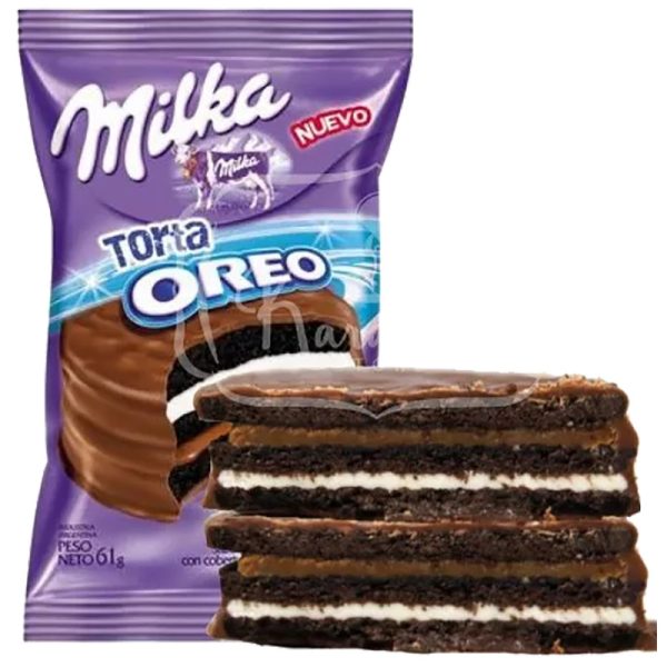 Alfajor Milka Chocolate Triplo Torta Oreo - X6