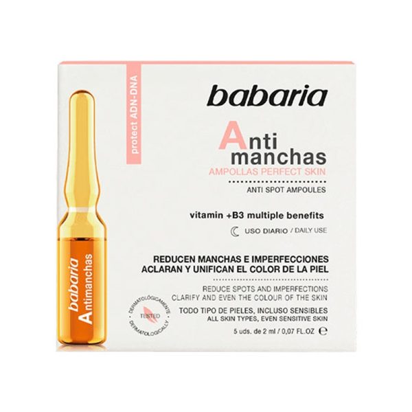 Ampolas Babaria Anti-manchas (5 Unidades de 2mL)