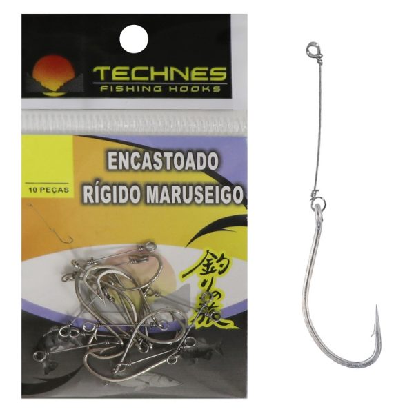 Anzol Technes Encastoado Rígido Maruseigo 20 (10 Pçs)