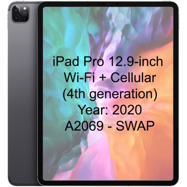 Apple iPad SWAP Pro 12.9" 128GB LTE Space Gray A2069 (GRADO A + Garantia Apple)