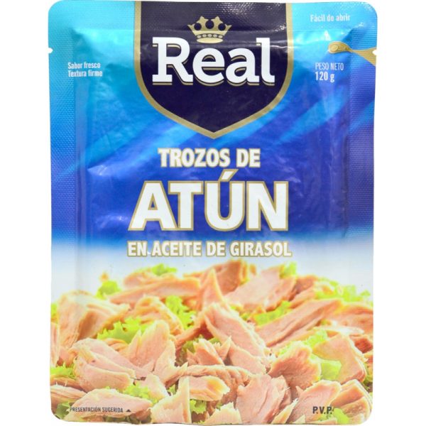 Atum Real Mar Pedaços em Óleo de Girasol 120g