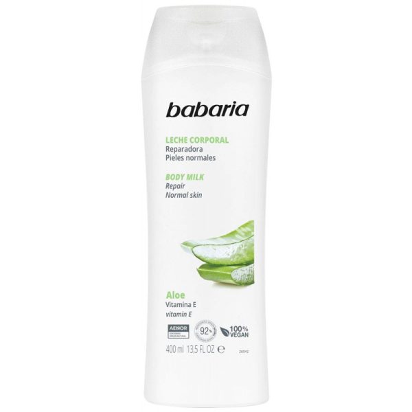 Babaria Leite Corporal Aloe Vera Vitamina E - 400mL