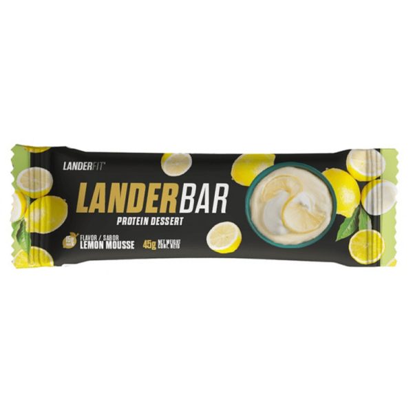 Barra de Proteina Landerfit Landerbar Lemon Mousse - 45g