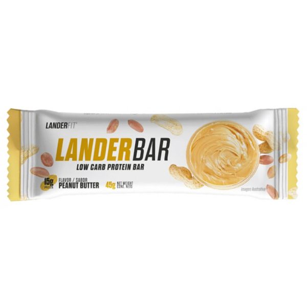 Barra de Proteina Landerfit Landerbar Peanut Butter - 45g