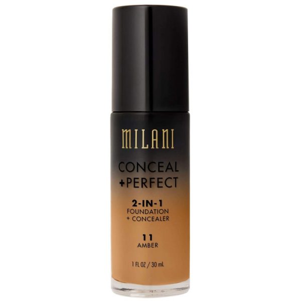 Base Liquido Milani Conceal + Perfect 2 en 1 11 Amber - 30mL