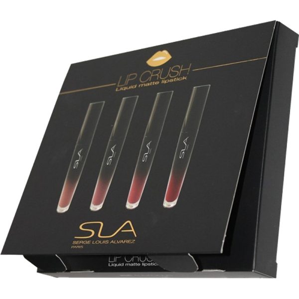 Batom Liquido SLA Paris Coffret LIP CRUSH Matte (4 Unidades)