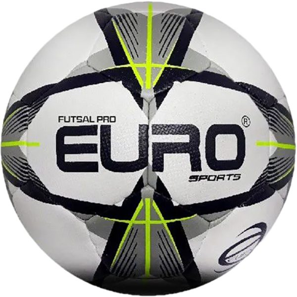 Bola de Futebol Euro NEE0052 Futsal Pro Branco/Cinza - N° 5