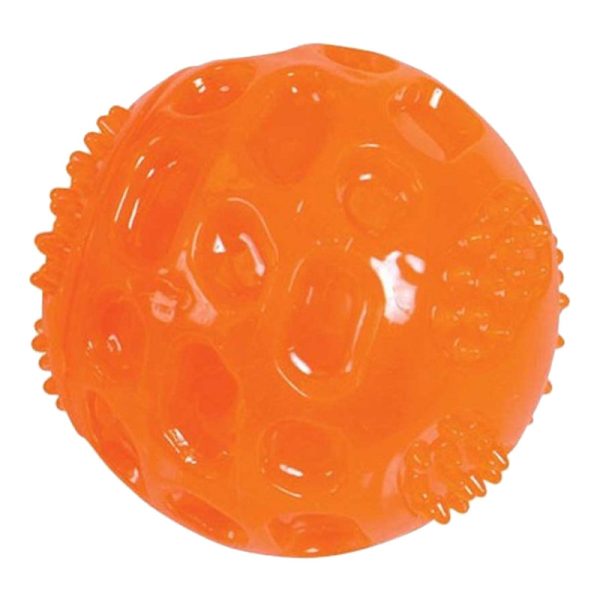 Bola para Mascote Laranja 7cm - Pawise Dog Squeaky 14504