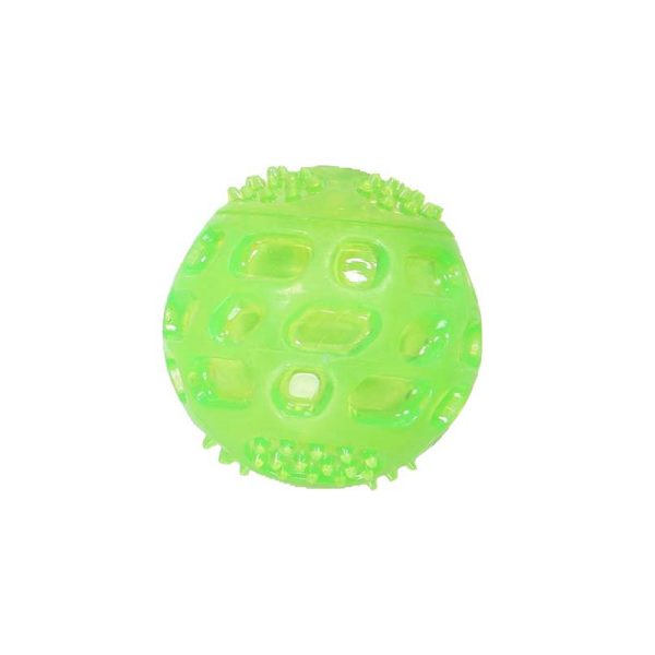 Bola para Mascote Verde 7cm - Pawise Dog Squeaky 14504