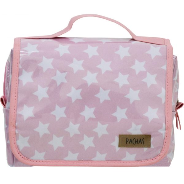 Bolsa de Mão Pachas Organizador Hope PA18 Estrelas Brancas - Rosa