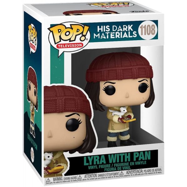 Boneca Lyra With Pan - His Dark Materials Funko POP! 1108