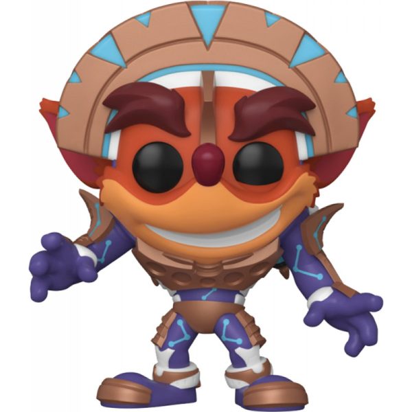 Boneco Crash Bandicoot In Mask Armor - Crash Bandicoot 4 Funko POP! 841