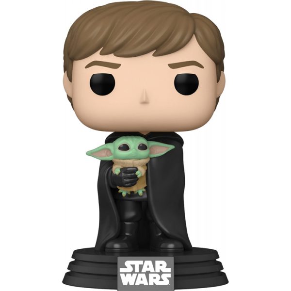 Boneco Luke Skywalker with Grogu - Star Wars - Funko POP! 482