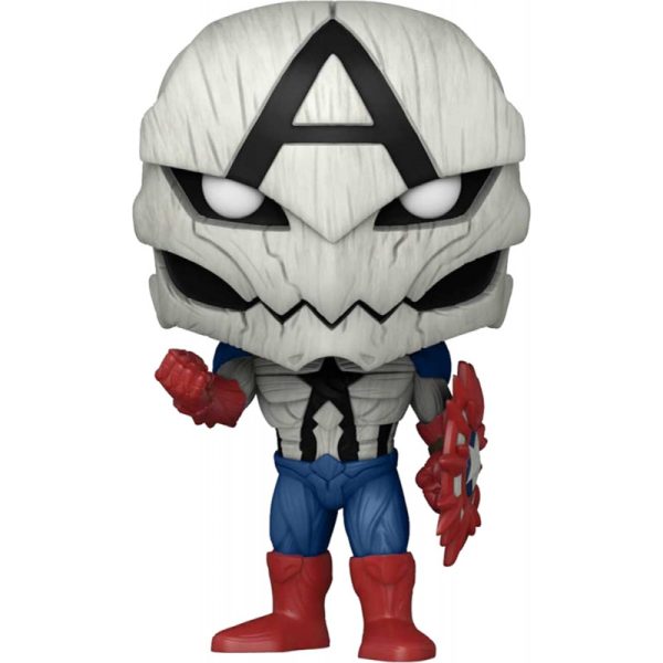 Boneco Poison Captain America - Marvel Venom Funko POP! 856