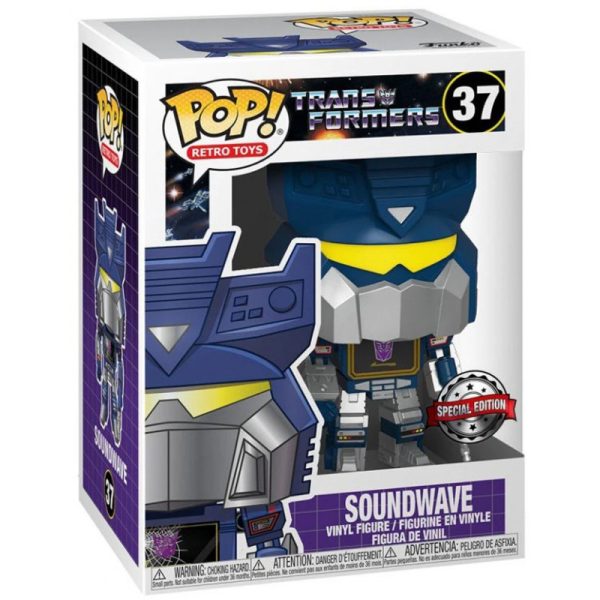 Boneco Soundwave - TransFormers - Funko POP! 37