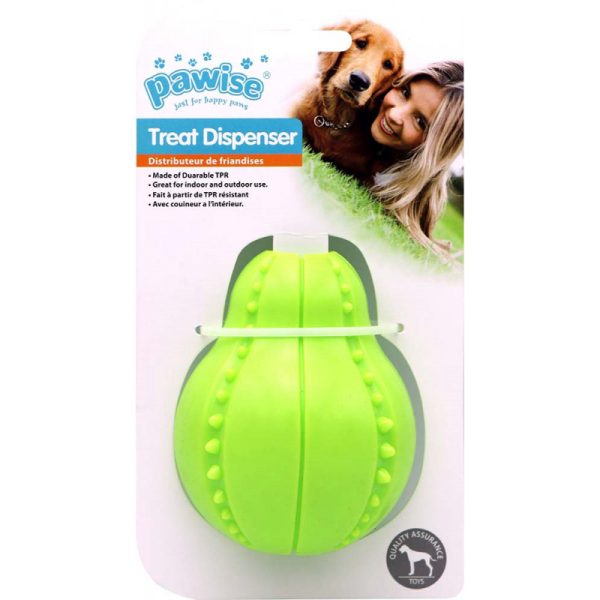 Brinquedo dispenser de ração para Mascotes Verde - Pawise Treat Dispenser 14525