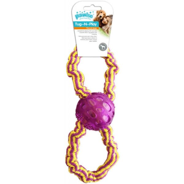 Brinquedo para cachorros Roxo 32 Cm - Pawise Tug N Play 14538