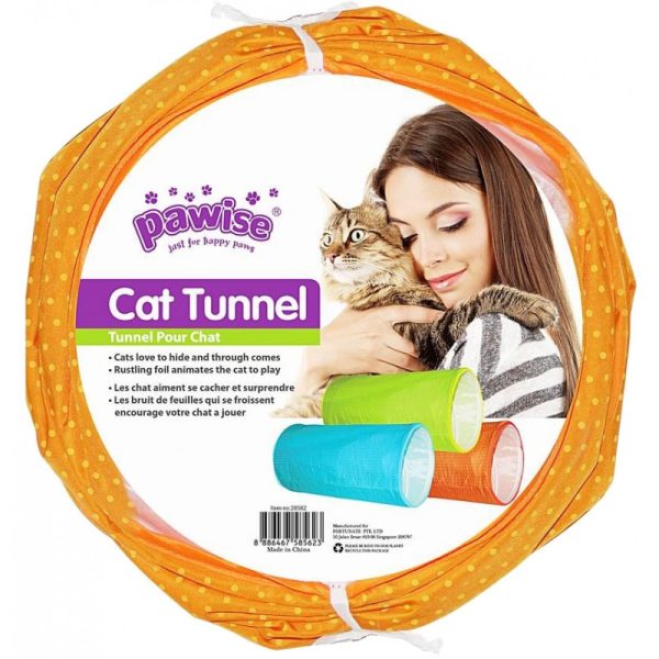 Brinquedo para gato Túnel - Pawise 28562 Cat Tunel 50x25