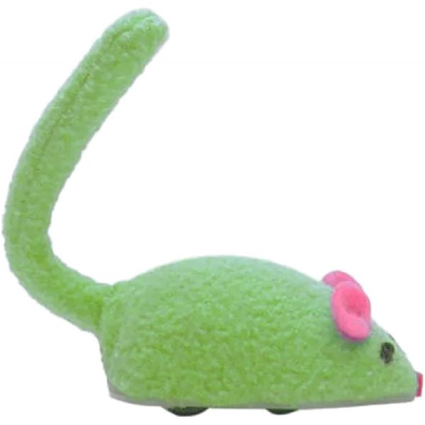 Brinquedo para Gato Verde 8cm - Pawise Speedy Mouse 28212