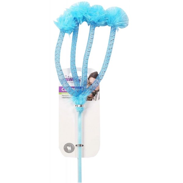 Brinquedo para Gatos - Pawise Cat Wand 28263 Azul