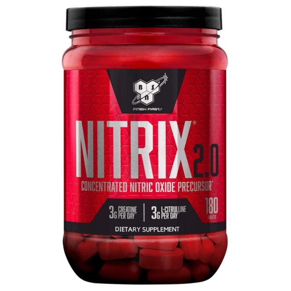 BSN Nitrix 2.0 Concentrated Nitric Oxide Precursor (180 Tabletas)