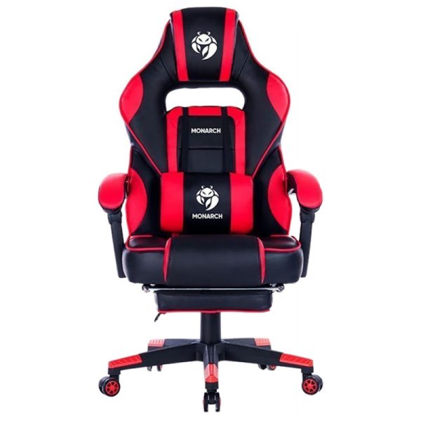 Cadeira Gaming Krab Monarch KBGC10 2D Preto/Vermelho