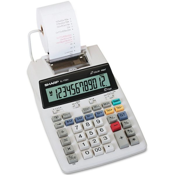 Calculadora Eletrônica Sharp EL-1750V com Impressora