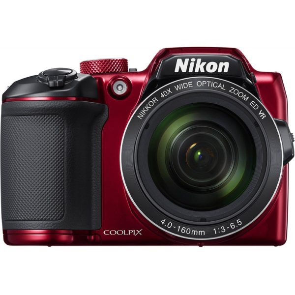 Câmera Digital Nikon Coolpix B500 16MP 40x Bluetooth/NFC/Wi-Fi - Vermelho