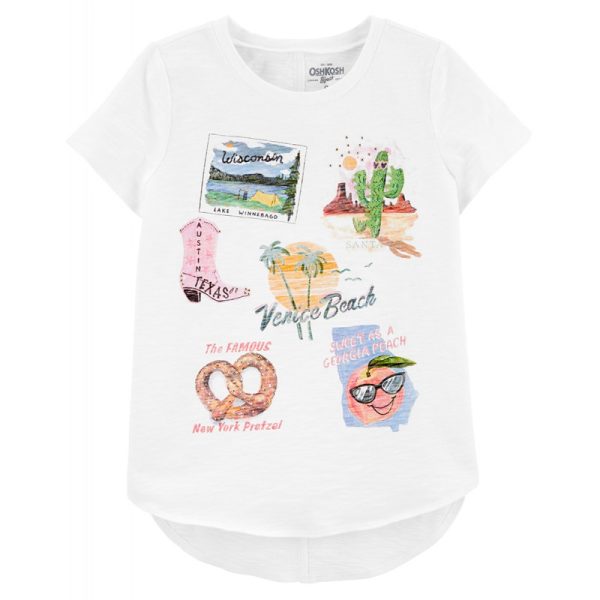 Camiseta Oshkosh 3I992311 - Feminina