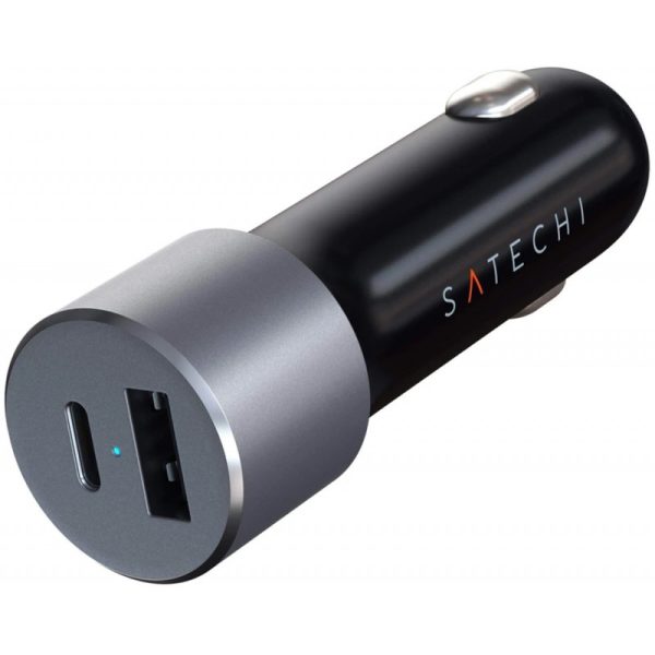 Carregador de Carro Satechi USB-C/USB ST-TCPDCCM