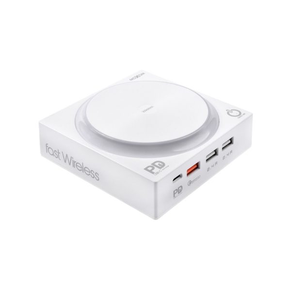 Carregador Wireless Moxom 5 em 1 KH-62 - 40W/220V