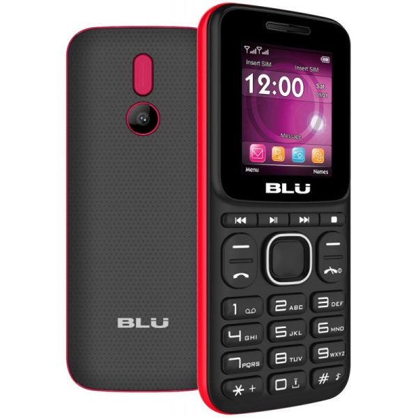 Celular Blu Z4 Music Z251 Dual Sim 1.8" Preto/Vermelho