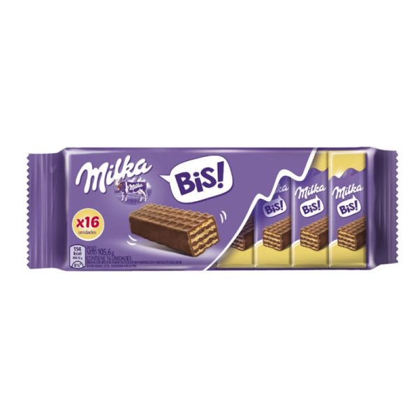 Chocolate Milka Bis (16 Unidades) 105g