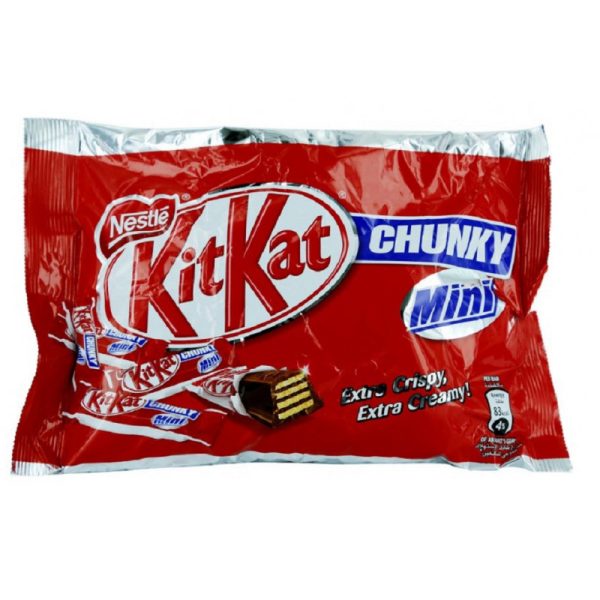 Chocolate Nestle KitKat chunky mini 250g