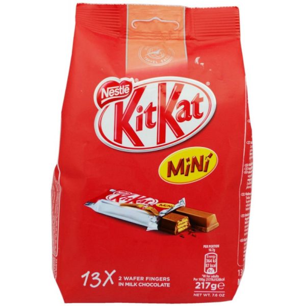 Chocolate Nestle KitKat Mini 13 x 2 Wafer Fingers - 217g