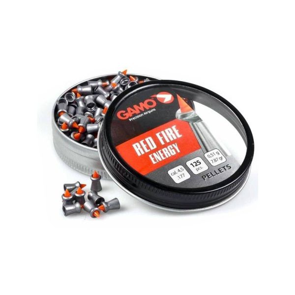 Chumbo Gamo Red Fire Energy 4.5mm (125 Unidades)